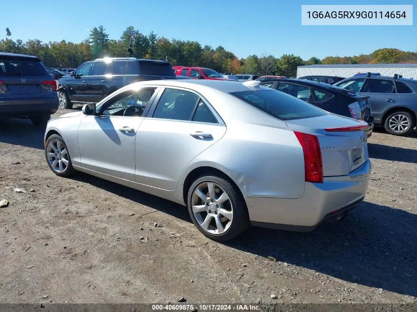 2016 Cadillac Ats Standard VIN: 1G6AG5RX9G0114654 Lot: 40609875