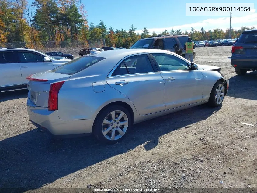 2016 Cadillac Ats Standard VIN: 1G6AG5RX9G0114654 Lot: 40609875