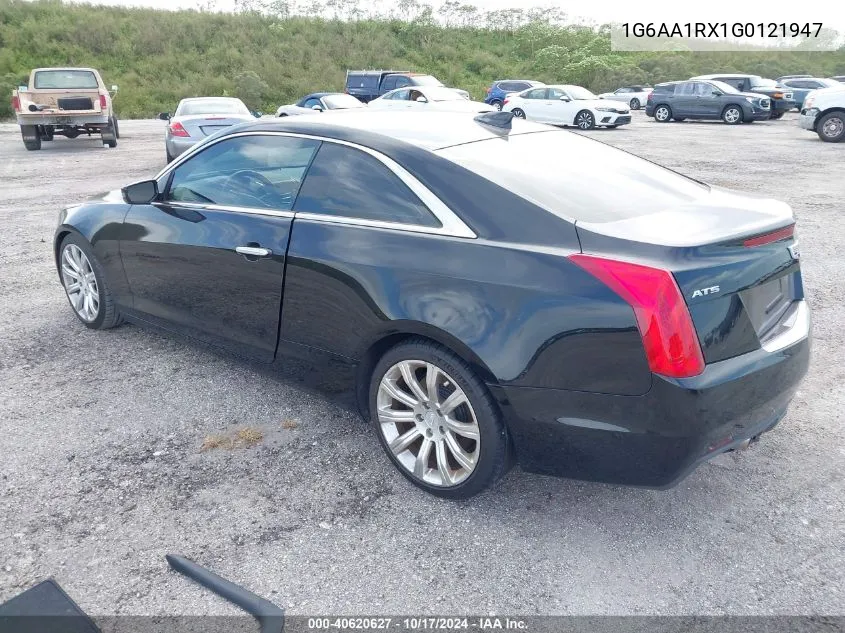 2016 Cadillac Ats Standard VIN: 1G6AA1RX1G0121947 Lot: 40620627