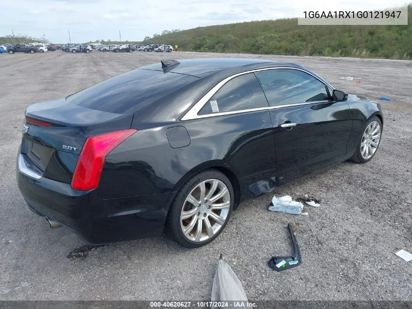 2016 Cadillac Ats Standard VIN: 1G6AA1RX1G0121947 Lot: 40620627