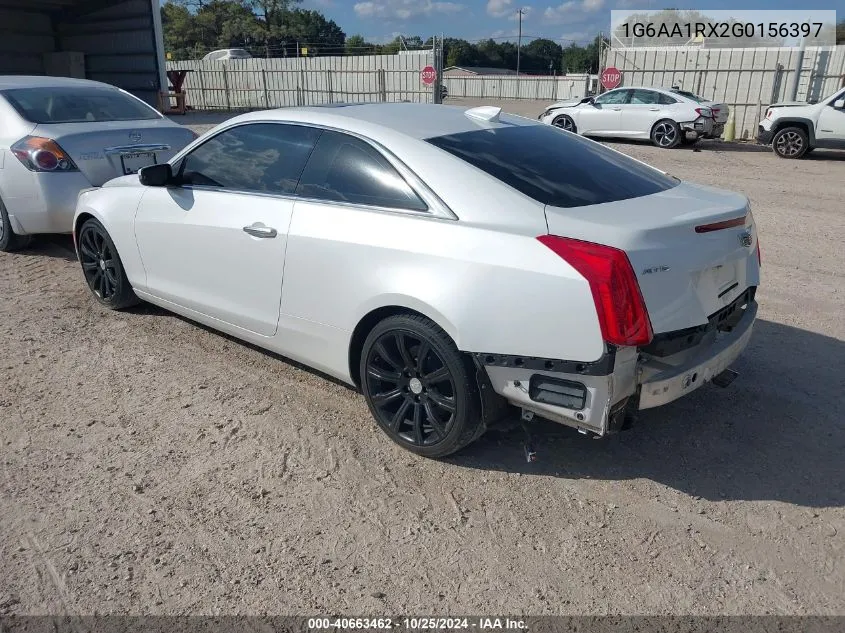 2016 Cadillac Ats Standard VIN: 1G6AA1RX2G0156397 Lot: 40663462