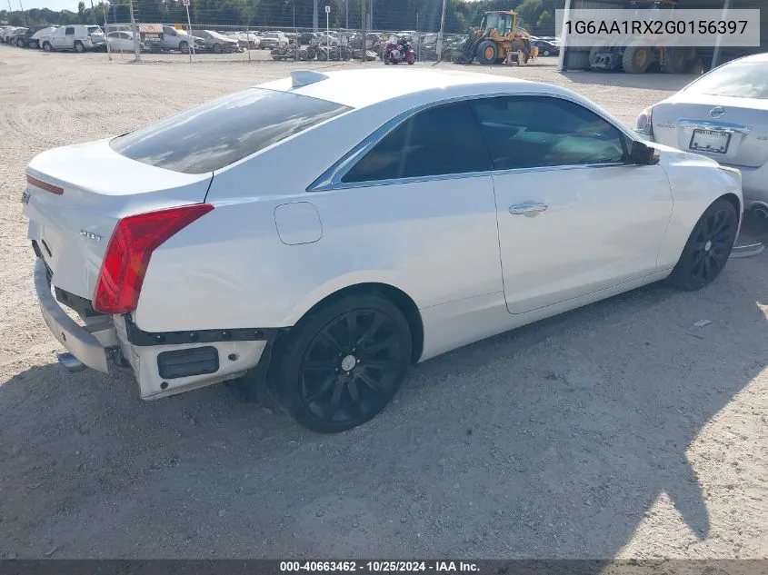 2016 Cadillac Ats Standard VIN: 1G6AA1RX2G0156397 Lot: 40663462