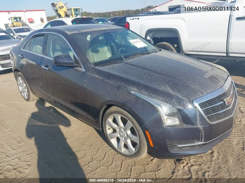 2016 Cadillac Ats Standard VIN: 1G6AG5RX0G011324 Lot: 40686218