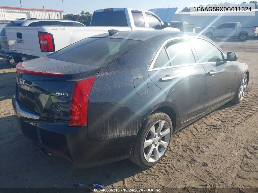 2016 Cadillac Ats Standard VIN: 1G6AG5RX0G011324 Lot: 40686218