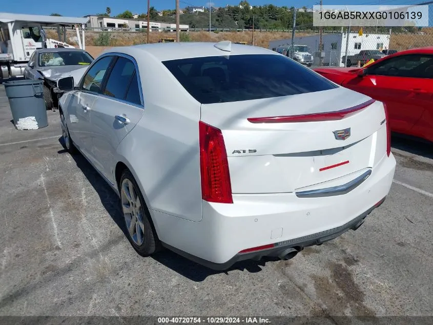 1G6AB5RXXG0106139 2016 Cadillac Ats Luxury Collection