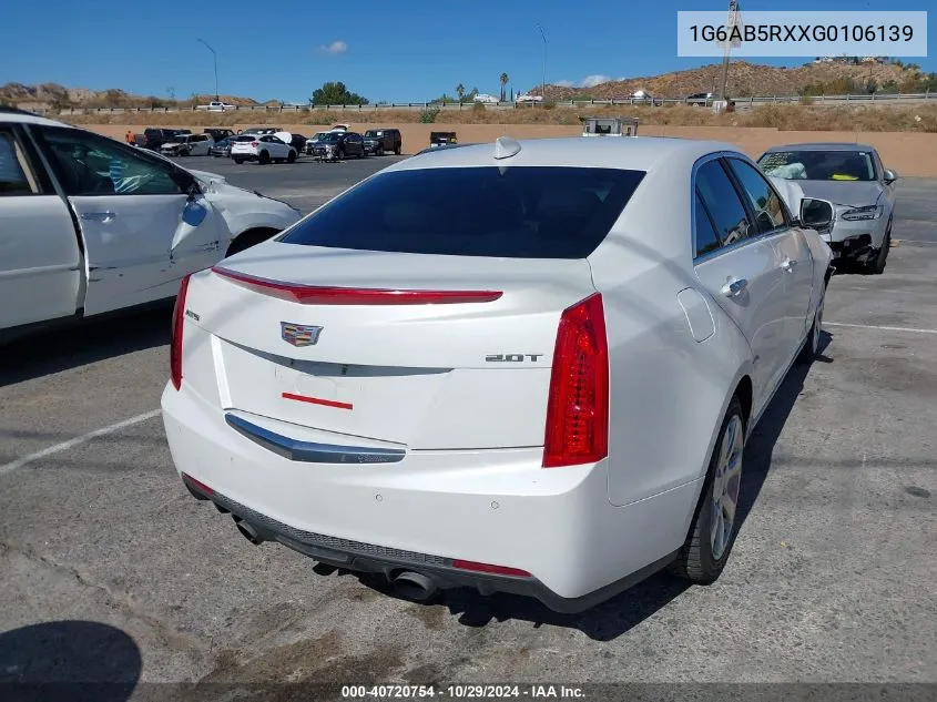 1G6AB5RXXG0106139 2016 Cadillac Ats Luxury Collection