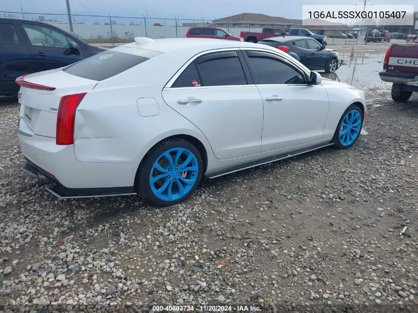 2016 Cadillac Ats Premium Collection VIN: 1G6AL5SSXG0105407 Lot: 40803734