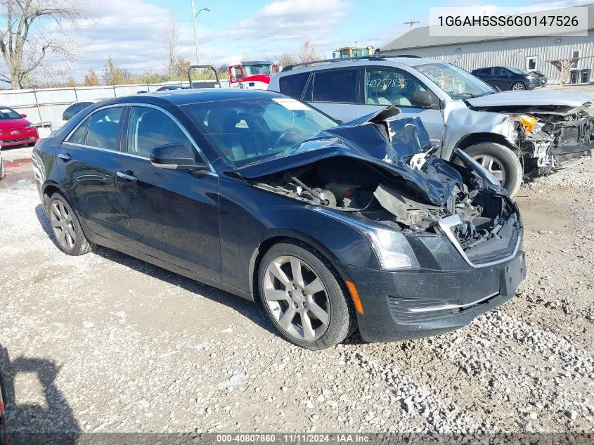 2016 Cadillac Ats Luxury Collection VIN: 1G6AH5SS6G0147526 Lot: 40807860