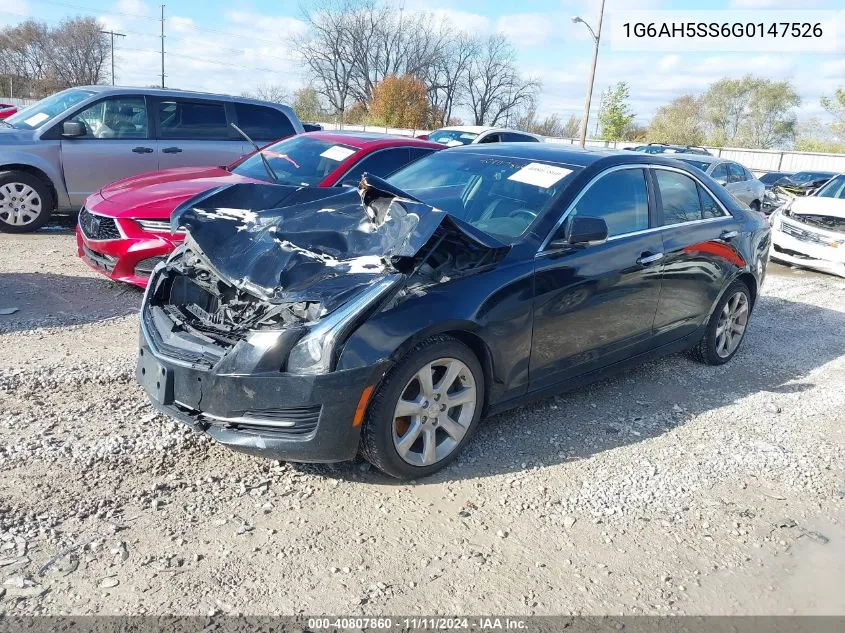 2016 Cadillac Ats Luxury Collection VIN: 1G6AH5SS6G0147526 Lot: 40807860