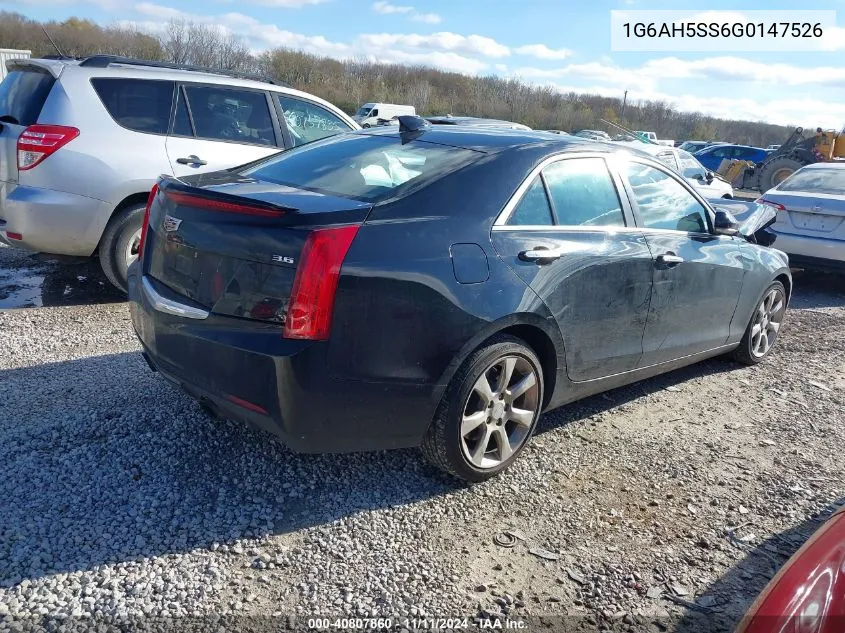 2016 Cadillac Ats Luxury Collection VIN: 1G6AH5SS6G0147526 Lot: 40807860