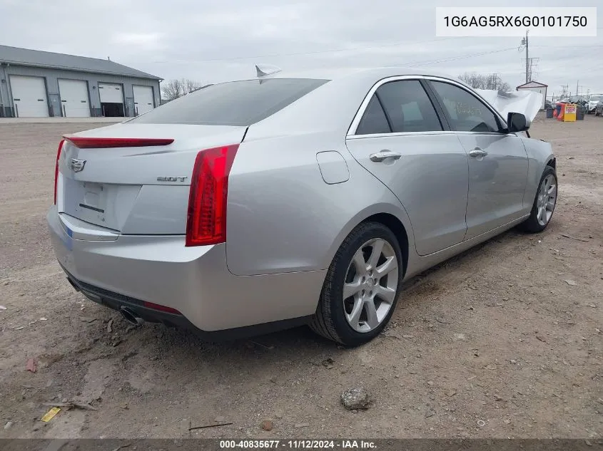 2016 Cadillac Ats Standard VIN: 1G6AG5RX6G0101750 Lot: 40835677