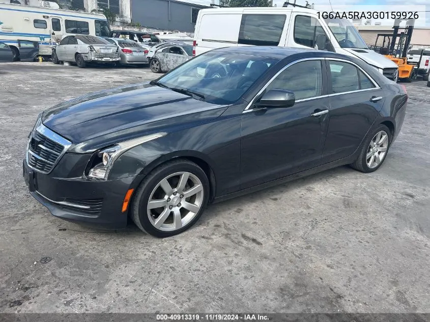 2016 Cadillac Ats VIN: 1G6AA5RA3G0159926 Lot: 40913319