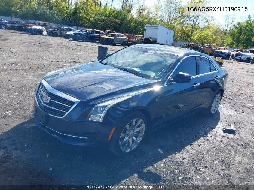 1G6AG5RX4H0190915 2017 Cadillac Ats