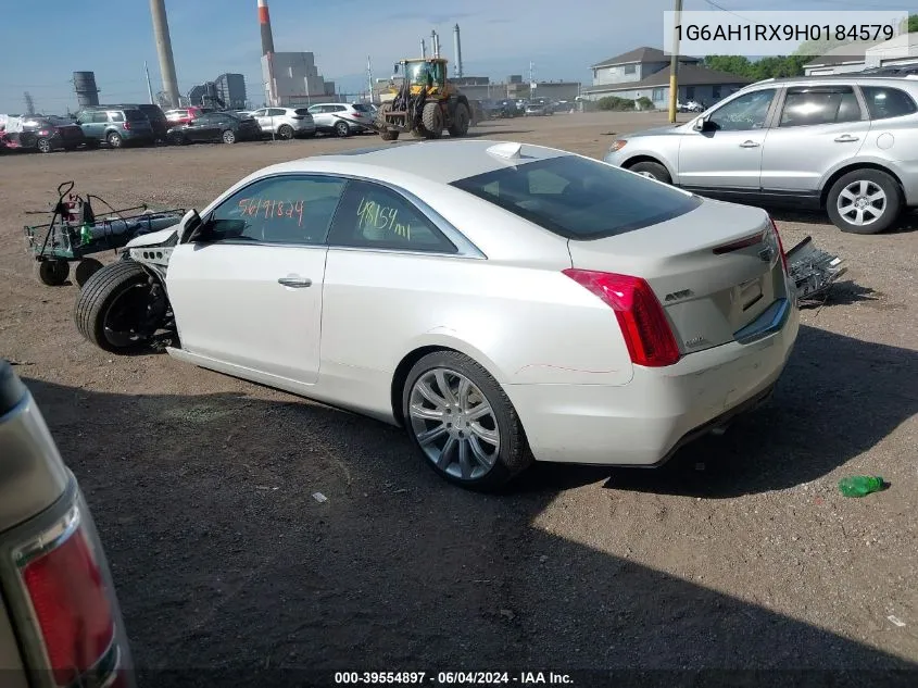 2017 Cadillac Ats Luxury VIN: 1G6AH1RX9H0184579 Lot: 39554897