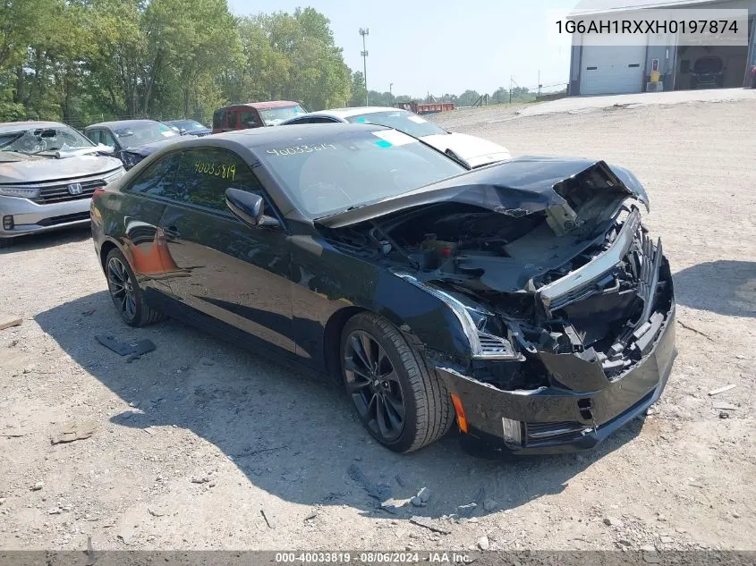 1G6AH1RXXH0197874 2017 Cadillac Ats Luxury Awd