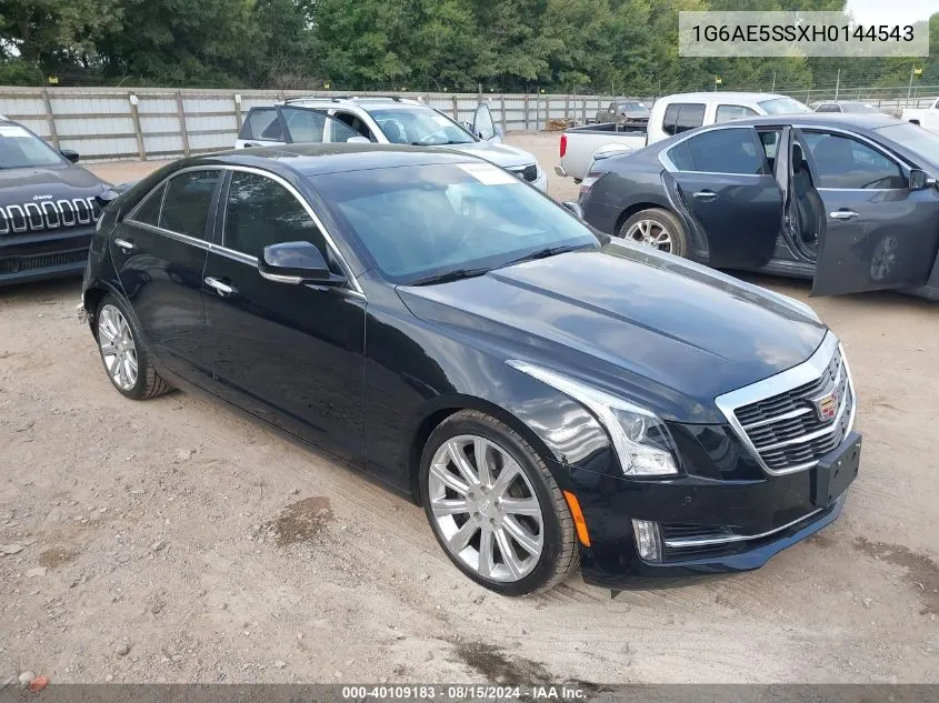 2017 Cadillac Ats Premium Luxury VIN: 1G6AE5SSXH0144543 Lot: 40109183