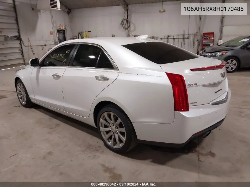 1G6AH5RX8H0170485 2017 Cadillac Ats Luxury