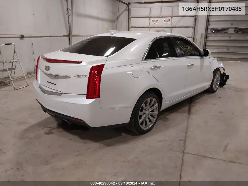 2017 Cadillac Ats Luxury VIN: 1G6AH5RX8H0170485 Lot: 40290342