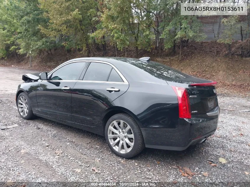 2017 Cadillac Ats Standard VIN: 1G6AG5RX8H0153611 Lot: 40464854