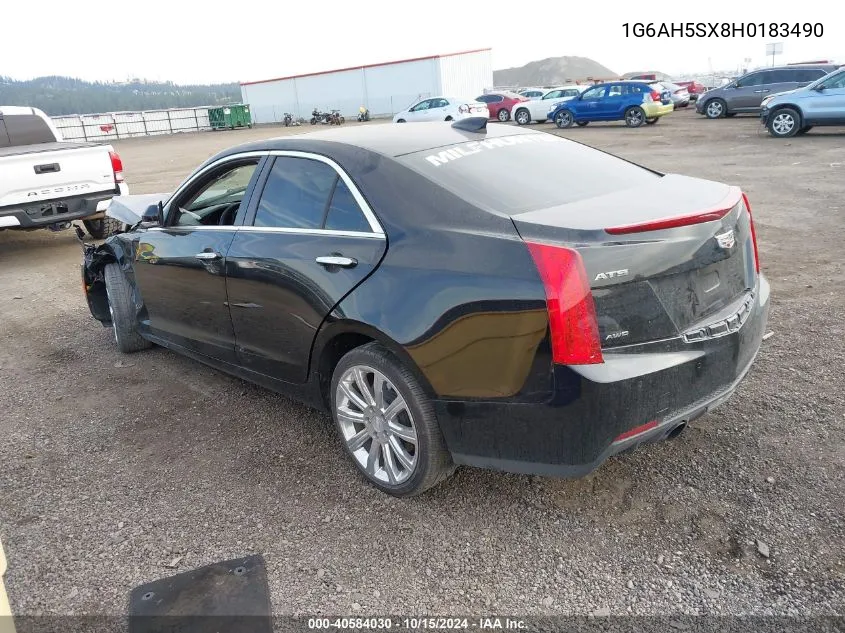 2017 Cadillac Ats Luxury VIN: 1G6AH5SX8H0183490 Lot: 40584030