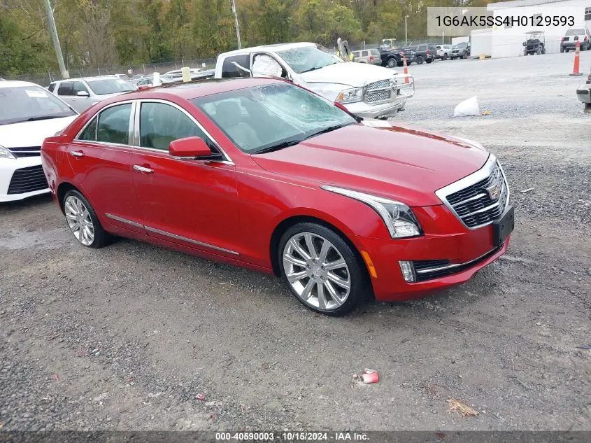 2017 Cadillac Ats Premium Luxury VIN: 1G6AK5SS4H0129593 Lot: 40590003