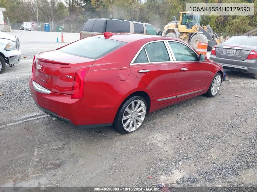 2017 Cadillac Ats Premium Luxury VIN: 1G6AK5SS4H0129593 Lot: 40590003