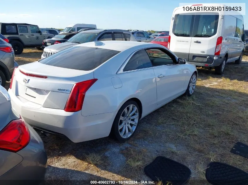 2017 Cadillac Ats Luxury VIN: 1G6AB1RX8H0159433 Lot: 40602793