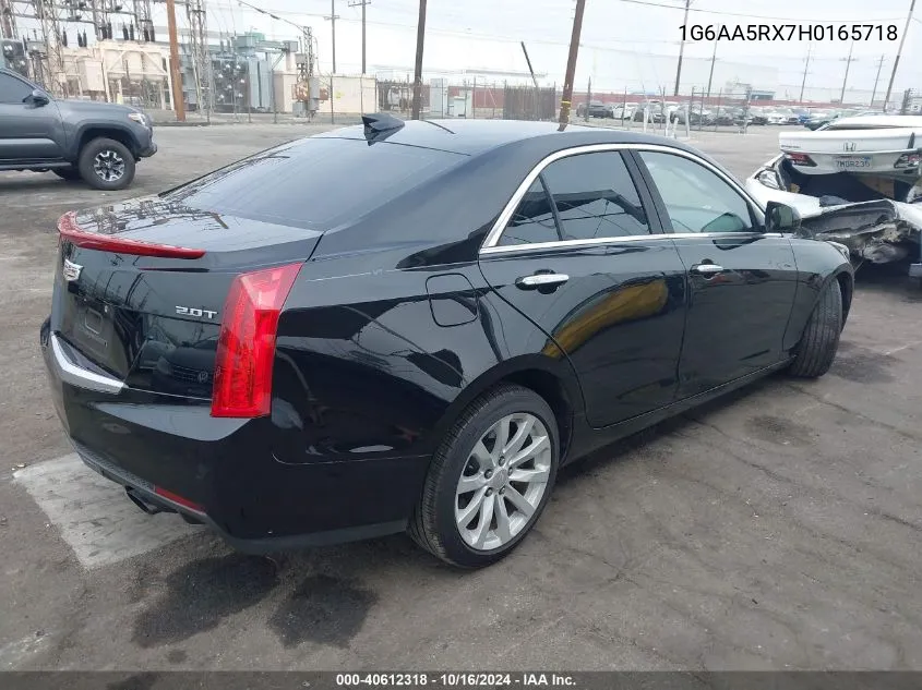 2017 Cadillac Ats Standard VIN: 1G6AA5RX7H0165718 Lot: 40612318