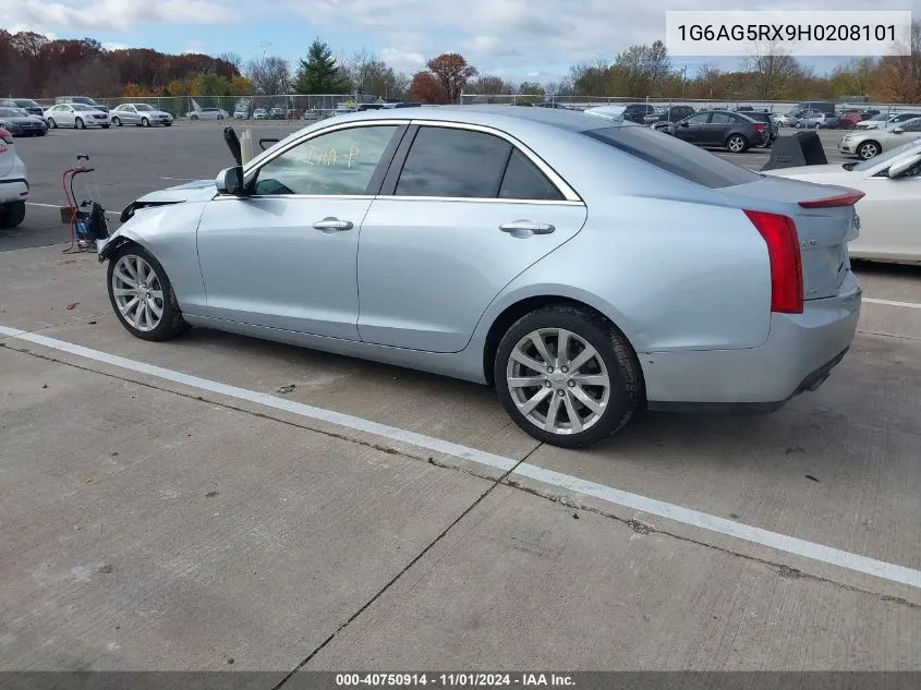 2017 Cadillac Ats Standard VIN: 1G6AG5RX9H0208101 Lot: 40750914