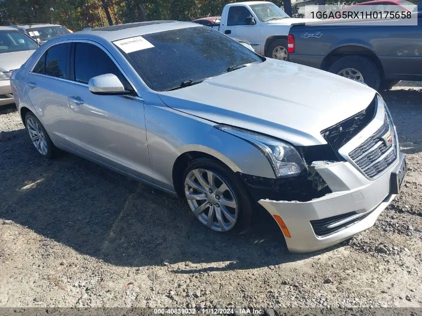 2017 Cadillac Ats Standard VIN: 1G6AG5RX1H0175658 Lot: 40839032