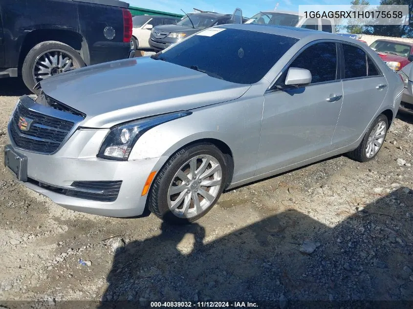 2017 Cadillac Ats Standard VIN: 1G6AG5RX1H0175658 Lot: 40839032