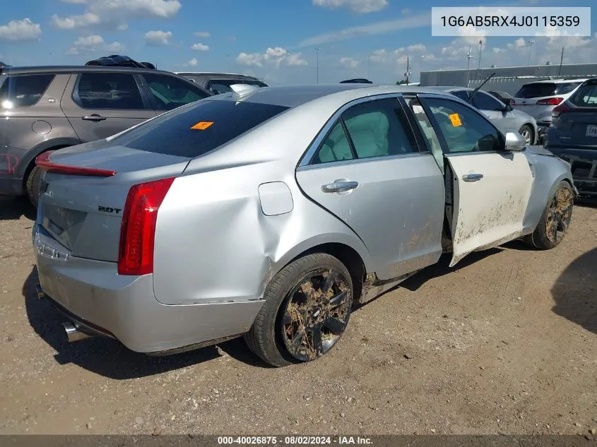 1G6AB5RX4J0115359 2018 Cadillac Ats Luxury