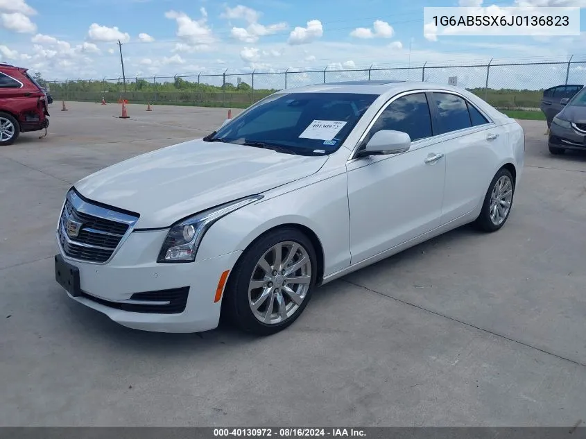 2018 Cadillac Ats Luxury VIN: 1G6AB5SX6J0136823 Lot: 40130972