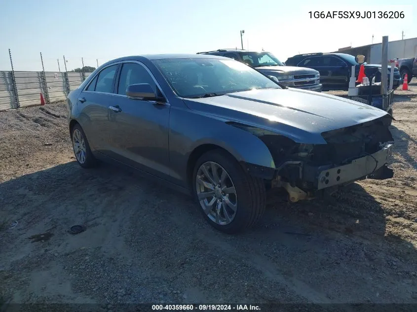 2018 Cadillac Ats Luxury VIN: 1G6AF5SX9J0136206 Lot: 40359660