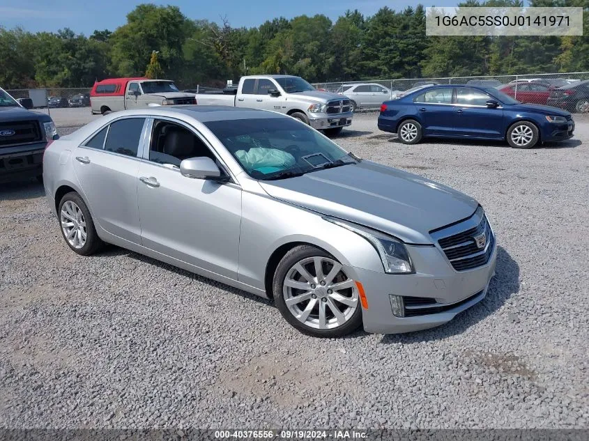 2018 Cadillac Ats Premium Luxury VIN: 1G6AC5SS0J0141971 Lot: 40376556