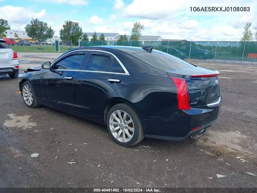 1G6AE5RXXJ0108083 2018 Cadillac Ats Standard