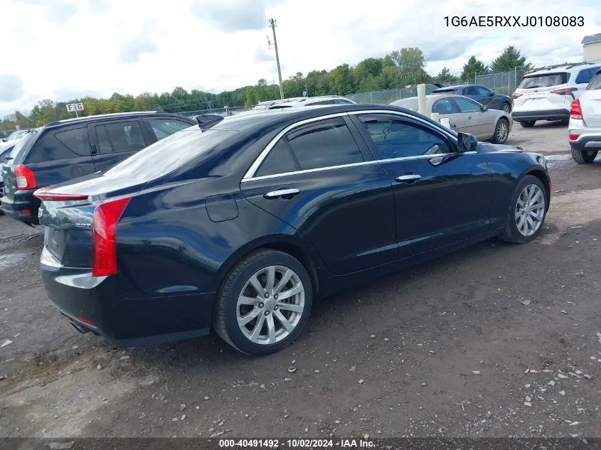 2018 Cadillac Ats Standard VIN: 1G6AE5RXXJ0108083 Lot: 40491492