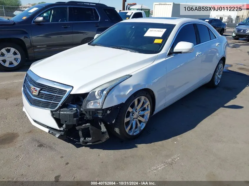 2018 Cadillac Ats Luxury VIN: 1G6AB5SX9J0112225 Lot: 40752884