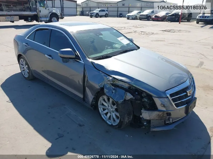 2018 Cadillac Ats Premium Luxury VIN: 1G6AC5SS5J0180376 Lot: 40826778