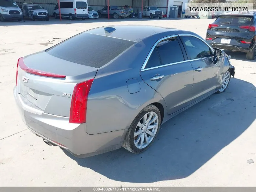 2018 Cadillac Ats Premium Luxury VIN: 1G6AC5SS5J0180376 Lot: 40826778