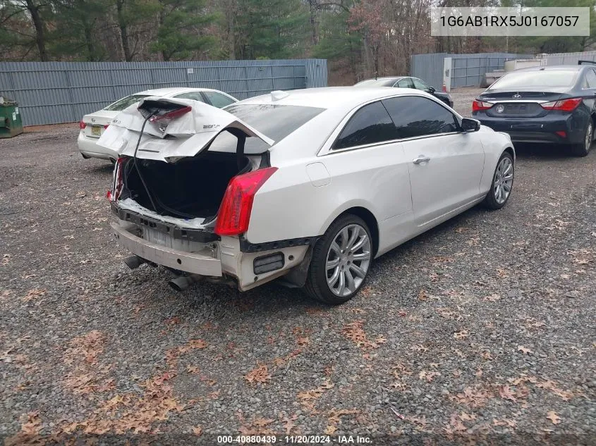 2018 Cadillac Ats Luxury VIN: 1G6AB1RX5J0167057 Lot: 40880439