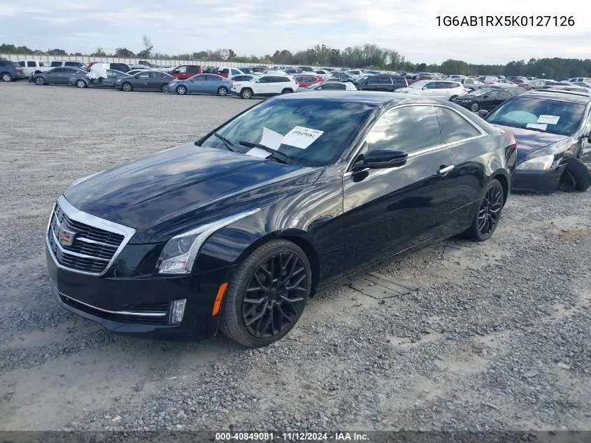 2019 Cadillac Ats Luxury VIN: 1G6AB1RX5K0127126 Lot: 40849081