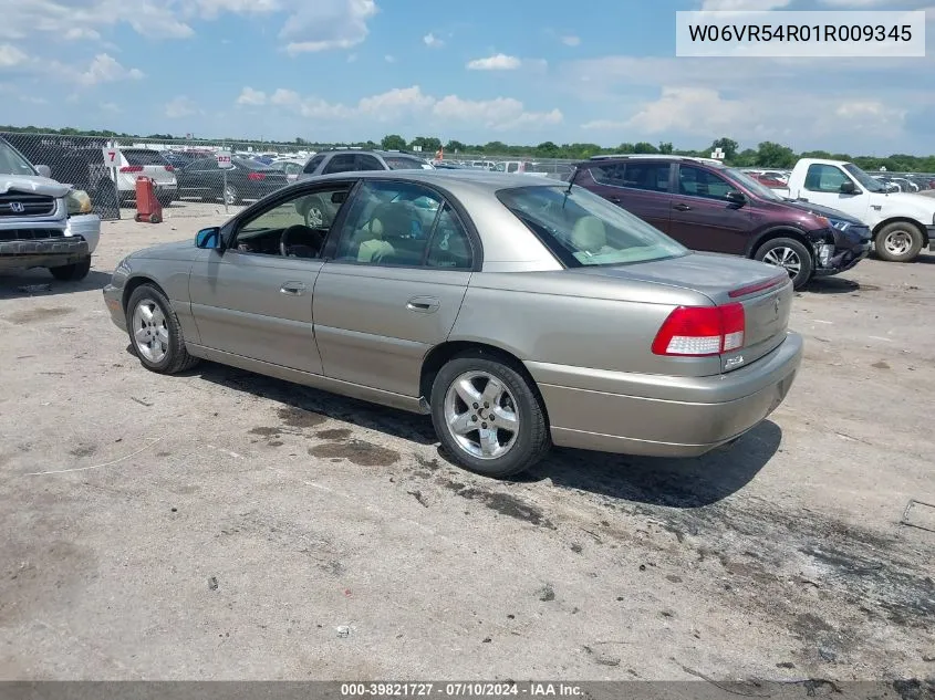 2001 Cadillac Catera Standard VIN: W06VR54R01R009345 Lot: 39821727