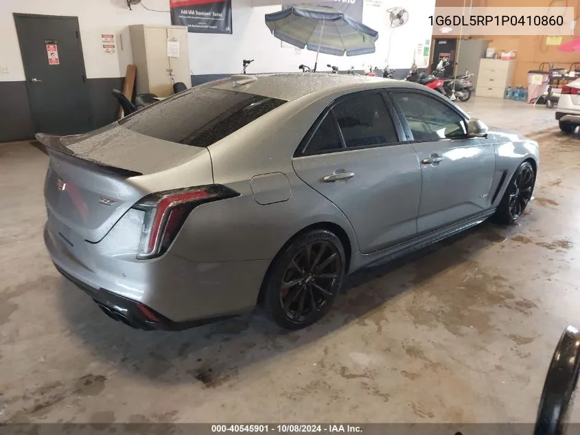 1G6DL5RP1P0410860 2023 Cadillac Ct4-V Blackwing