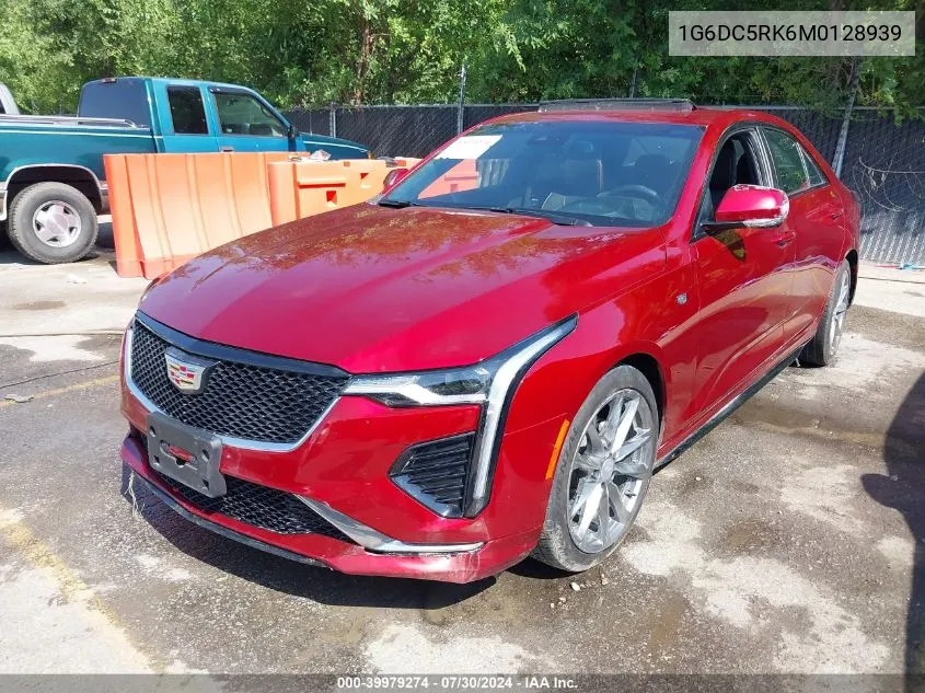 2021 Cadillac Ct4 Sport VIN: 1G6DC5RK6M0128939 Lot: 39979274