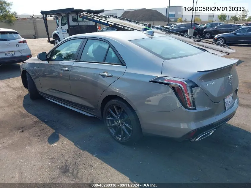 1G6DC5RK2M0130333 2021 Cadillac Ct4 Sport