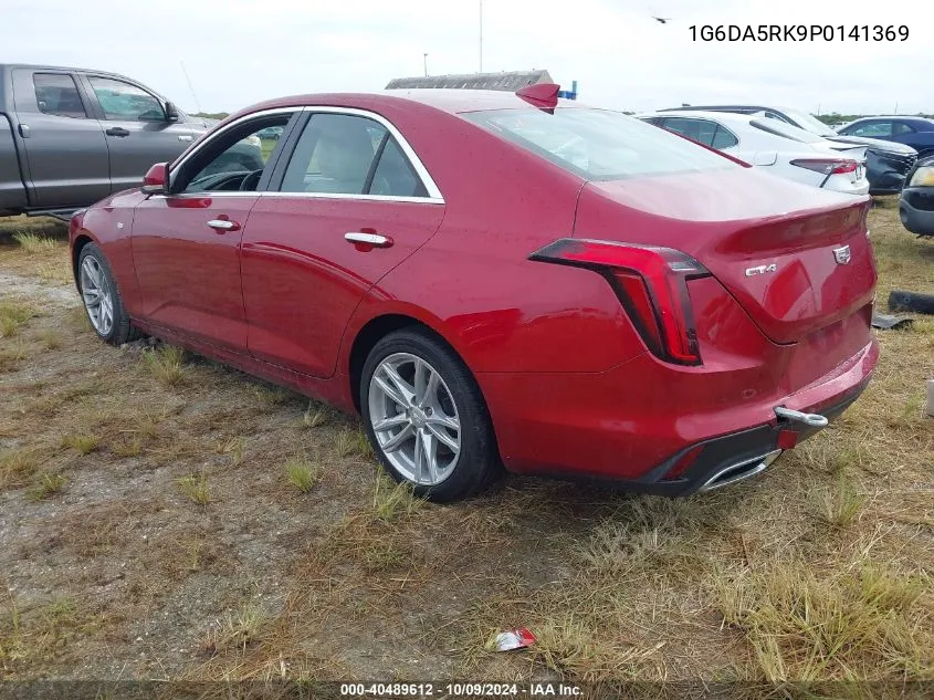 2023 Cadillac Ct4 Luxury VIN: 1G6DA5RK9P0141369 Lot: 40489612