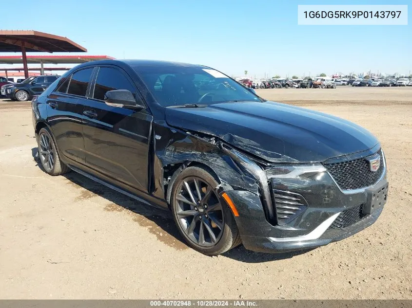 2023 Cadillac Ct4 Sport VIN: 1G6DG5RK9P0143797 Lot: 40702948