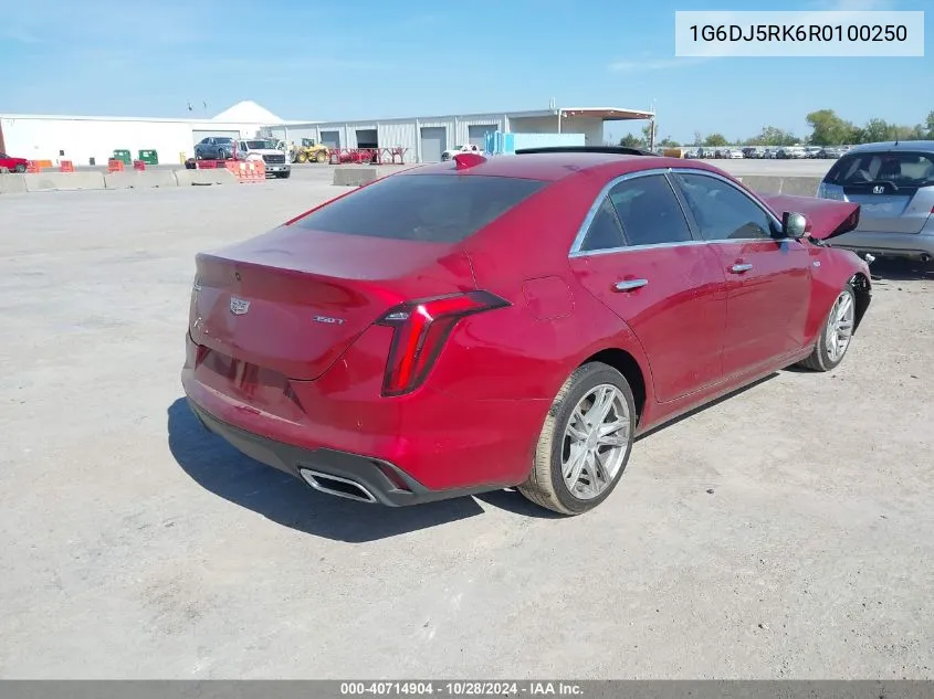 1G6DJ5RK6R0100250 2024 Cadillac Ct4 Luxury