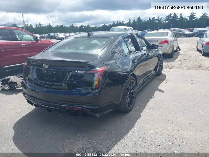 2023 Cadillac Ct5-V V-Series Blackwing VIN: 1G6DY5R68P0860160 Lot: 40155582